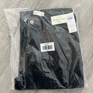 Abercrombie High Waisted Tapered Loose Black Pants